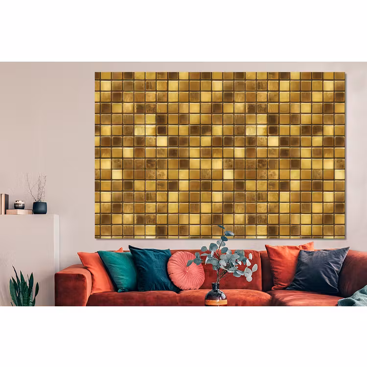 Forex - Tegels - Mozaïek - Luxe - Warm Goud — 4