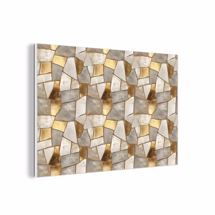 Forex - Mozaïek - Marmer - Goud — 1