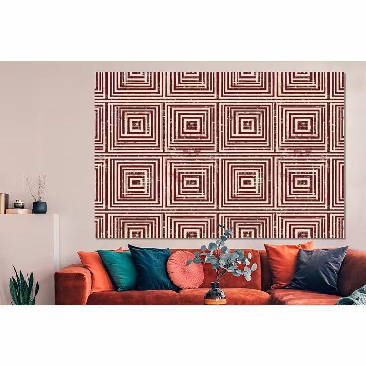Forex - Geometrisch - Patroon - Rood — 4