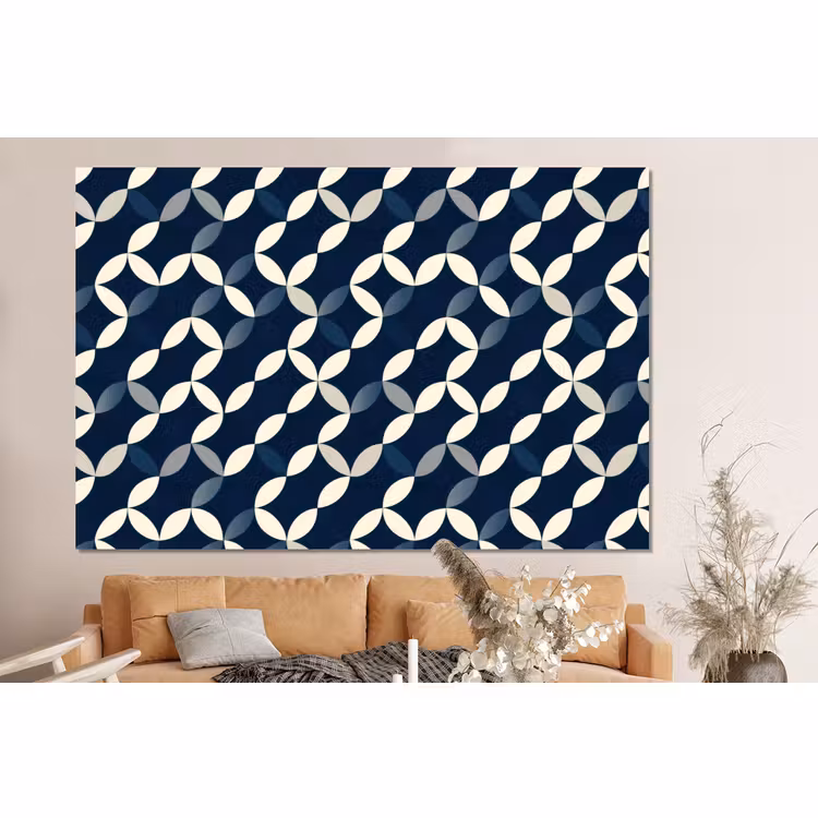 Forex - Abstract - Patroon - Blauw — 2