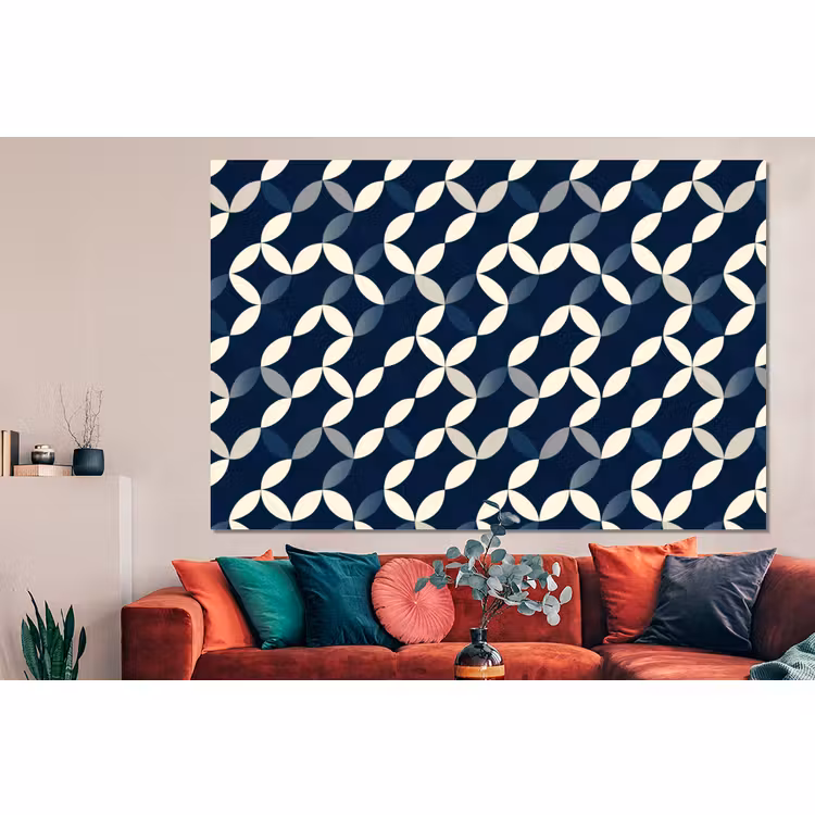 Forex - Abstract - Patroon - Blauw — 4