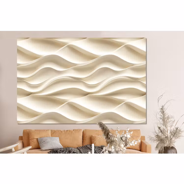 Forex - Lijnen - Golvend - Crème — 2