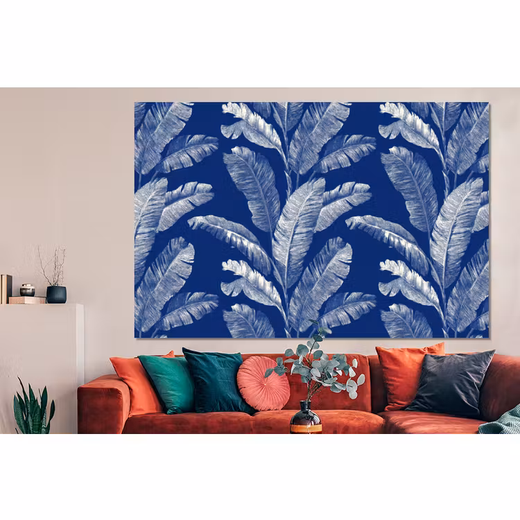 Forex - Blad - Palm - Blauw — 4