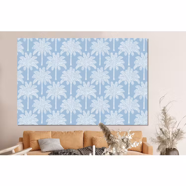 Forex - Palmboom - Modern - Blauw — 2