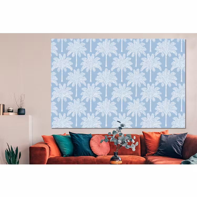 Forex - Palmboom - Modern - Blauw — 4