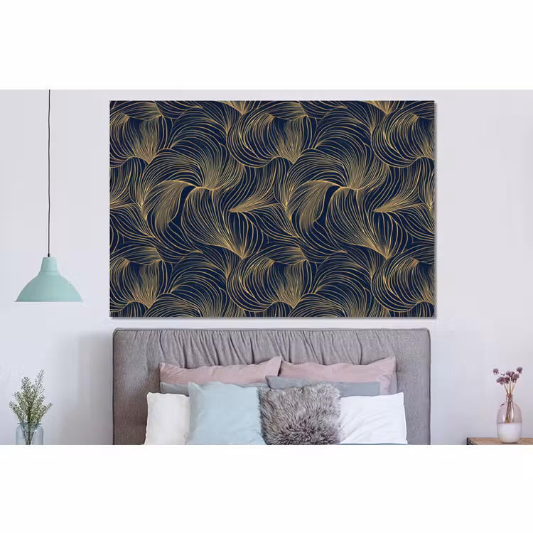 Forex - Abstract - Lijnen - Blauw - Goud — 3