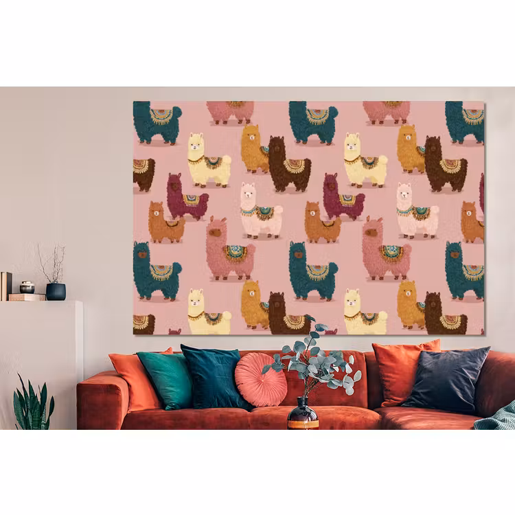 Forex - Alpaca's - Patroon - Kleurrijk — 4