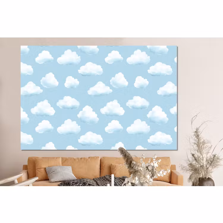 Forex - Wolken - Illustratie - Blauw — 2