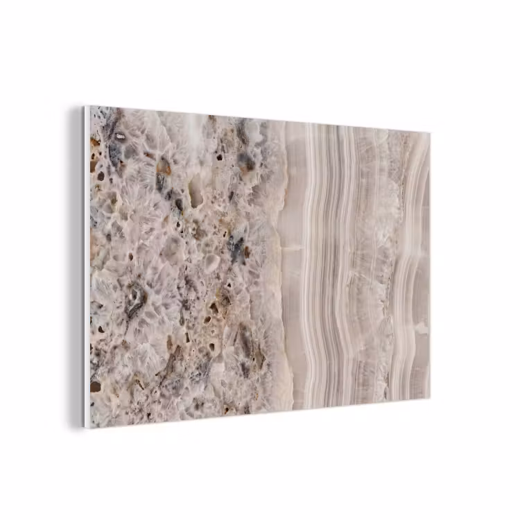 Forex - Steen - Textuur - Abstract - Beige - Wit — 1