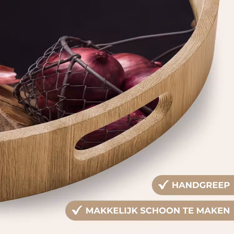 Dienblad - Ui - Eten - Rustiek — 5