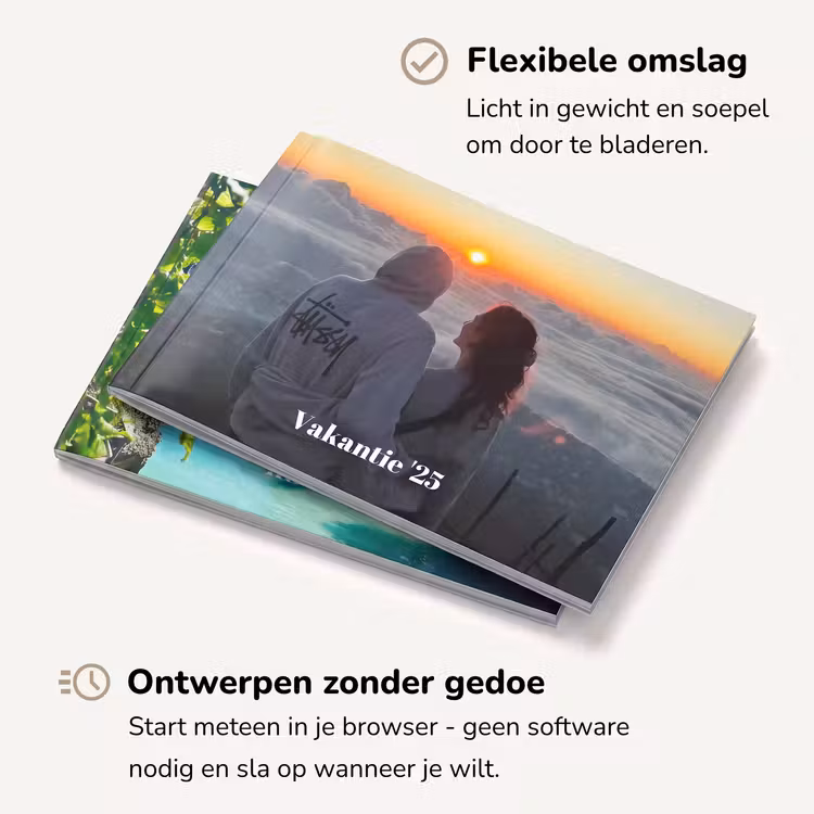 Fotoboek soft cover - Liggend 30x20 cm — 2