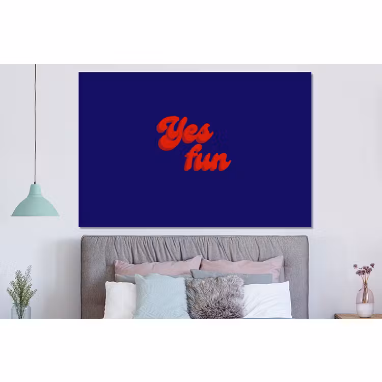 Forex - Blauw - Rood - Yes fun - 3D — 3