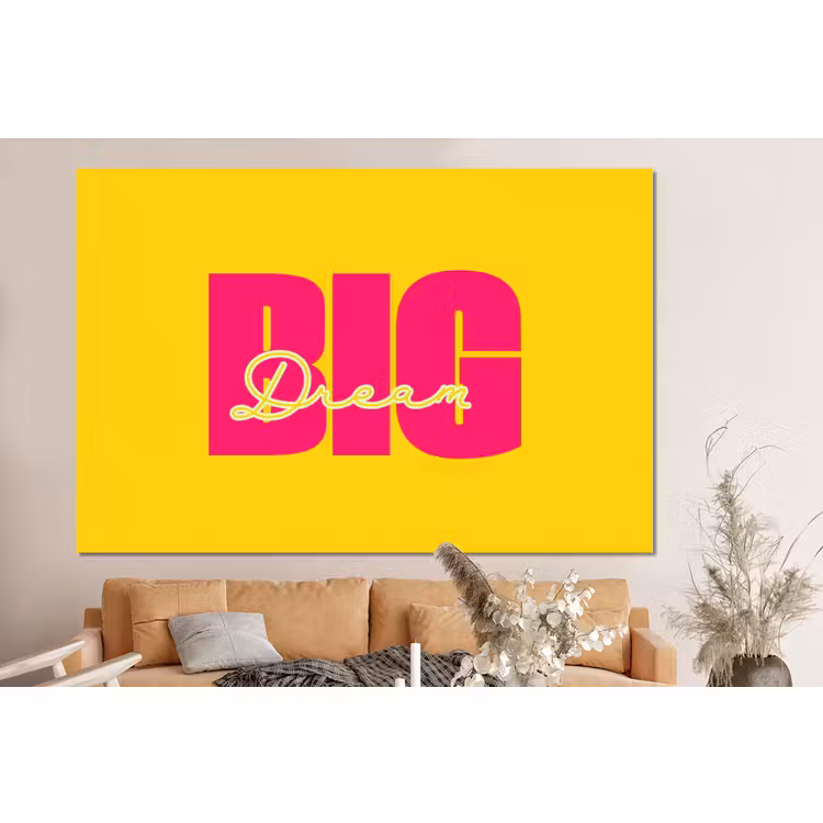 Forex - Dream big - Geel - Roze — 2
