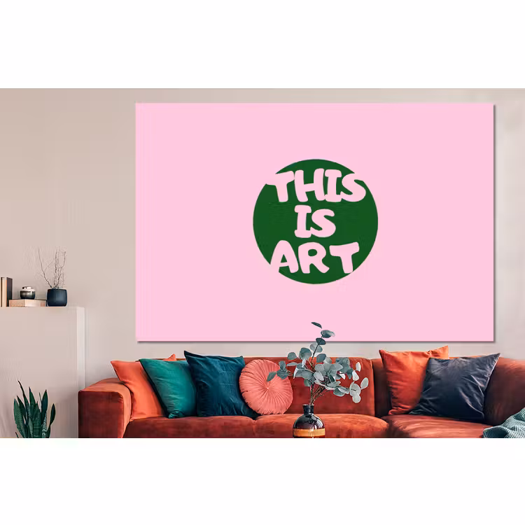 Forex - This is art - Tekst - Cirkel - Groen — 4