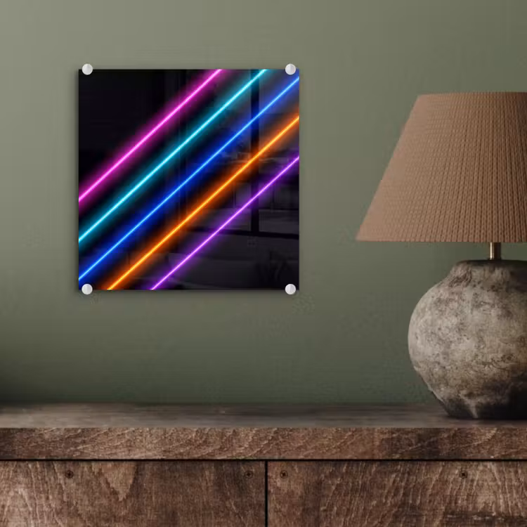Glas schilderij - Esthetiek - Retro - Neon — 4