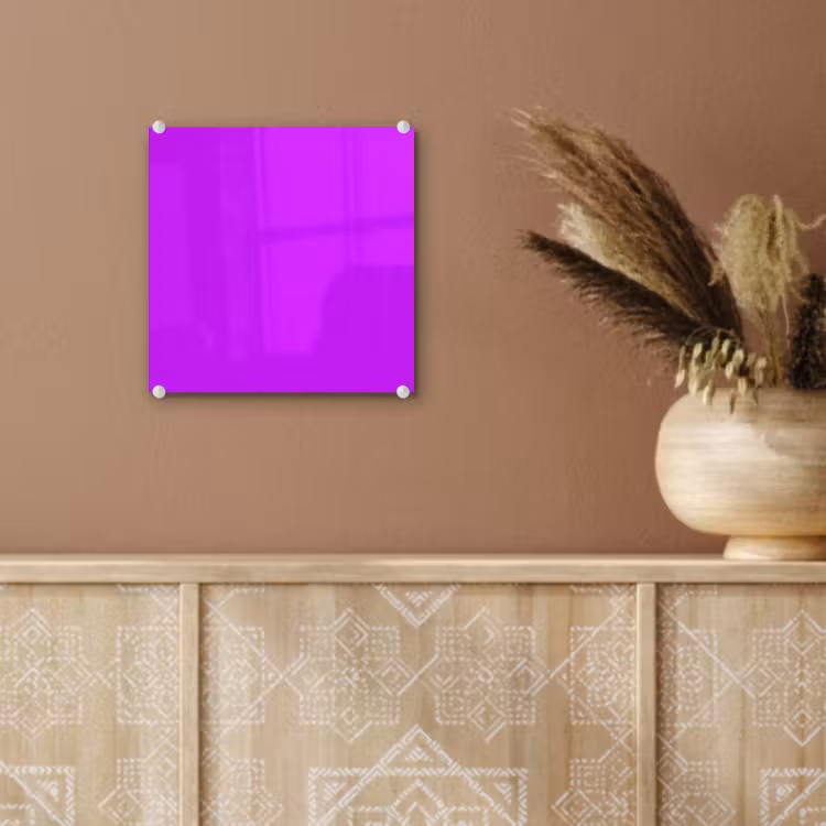 Glas schilderij - Neon - Orchid - Paars — 6