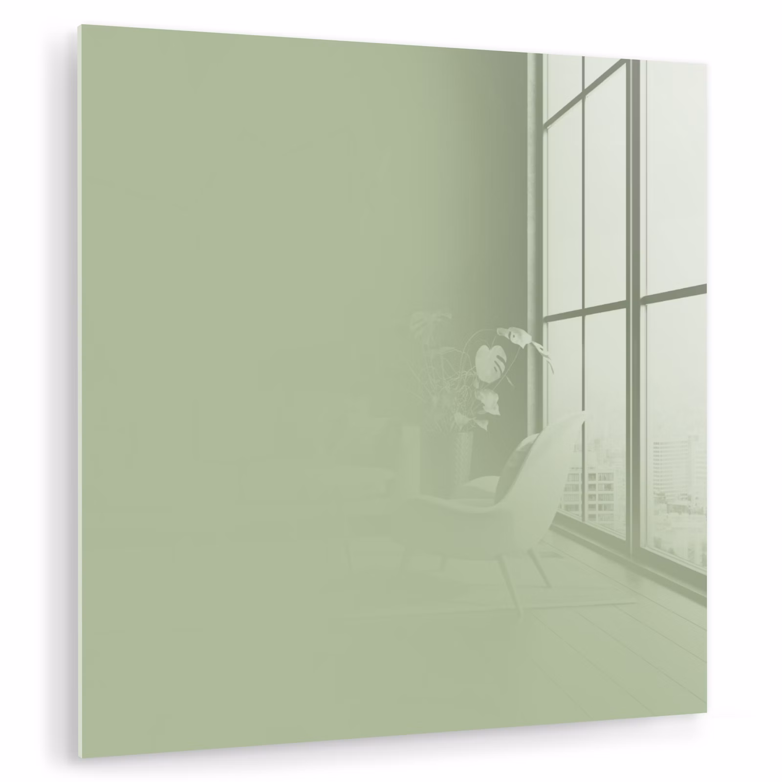 Glas schilderij - Spring - Sprint - Groen — 1