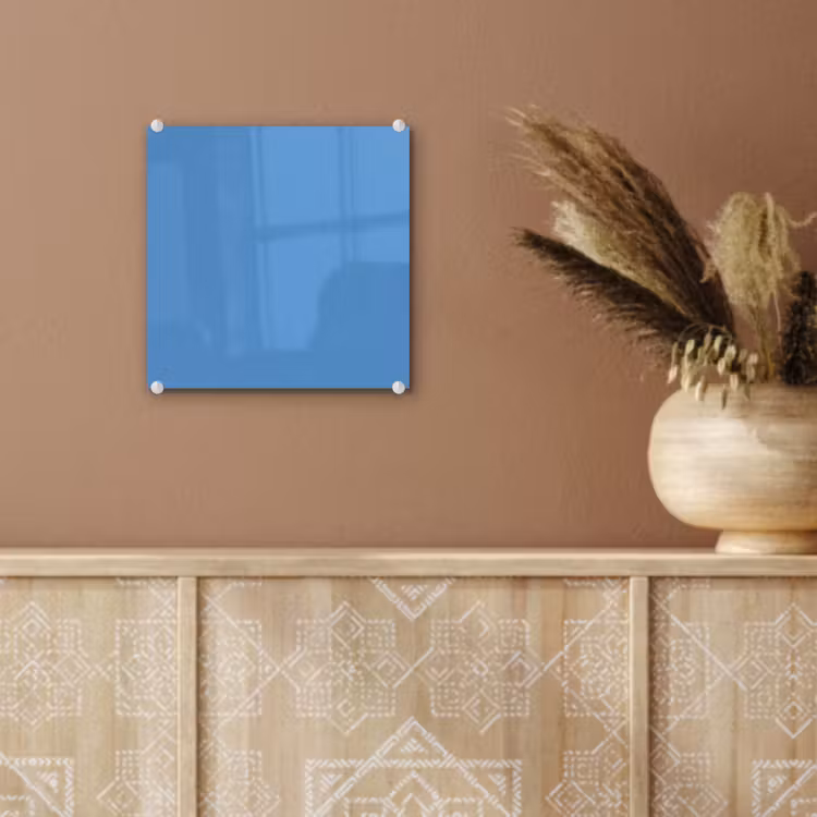 Glas schilderij - Cornflower - Blue - Blauw — 6