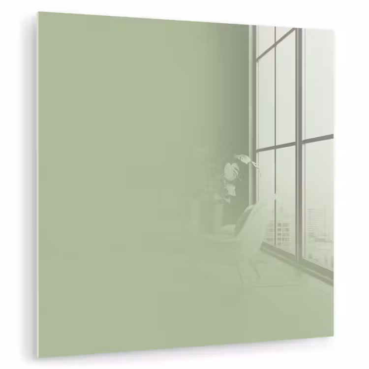 Glas schilderij - Spring - Sprint - Groen — 1