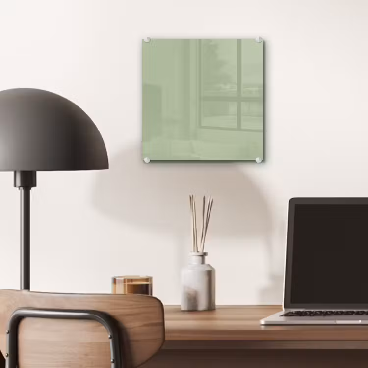 Glas schilderij - Spring - Sprint - Groen — 7