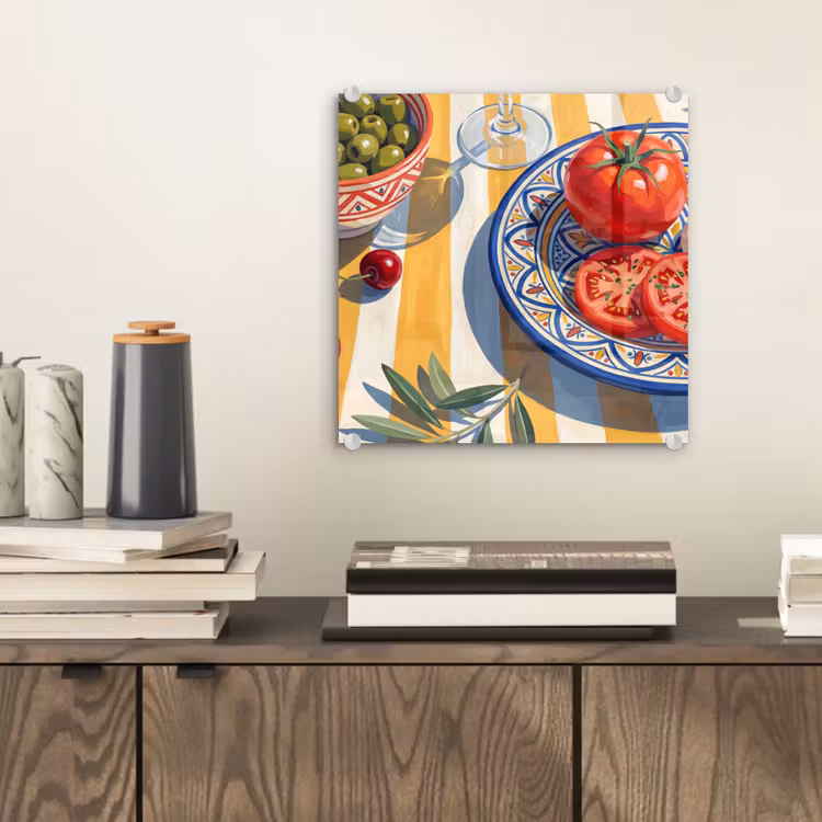 Glas schilderij - Fruit - Groenten - Kunst — 2