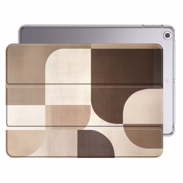 iPad hoes - Geometrisch - Geweven structuur - Modern — 1