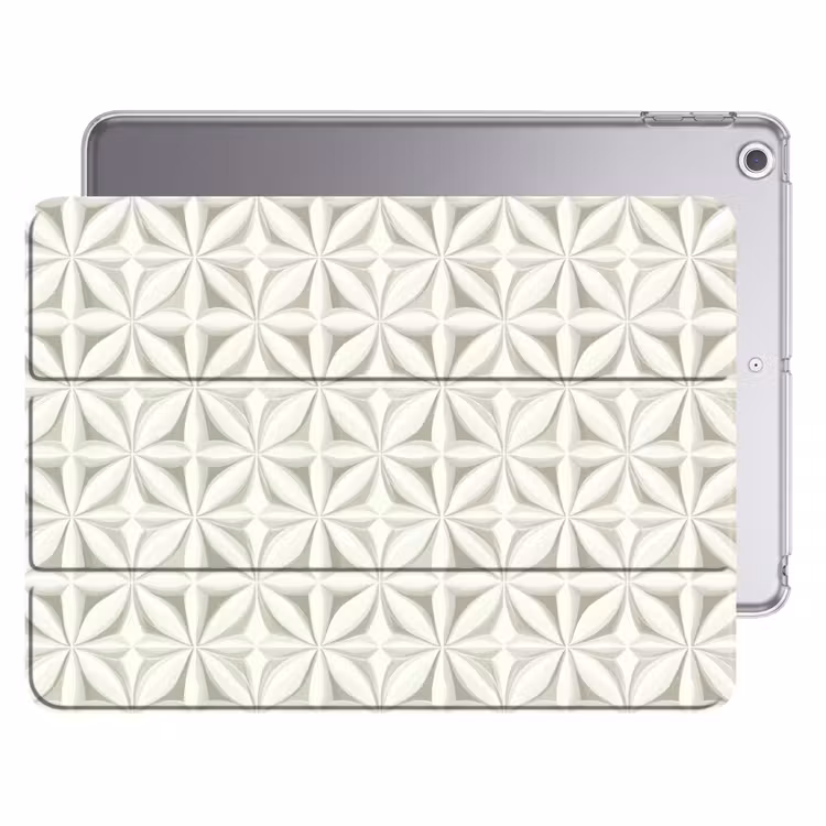 iPad hoes - Abstract - Structuur - Grijs - Wit — 1