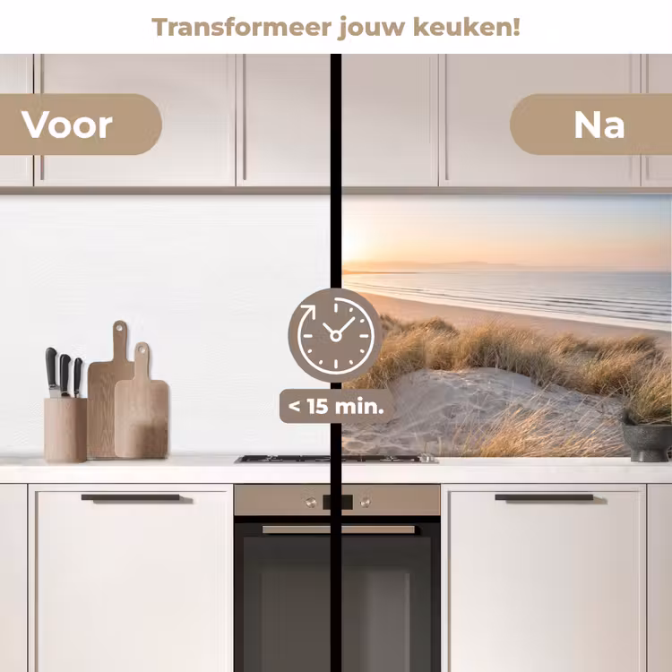 Keuken achterwand - Duinen - Strand - Zee — 3