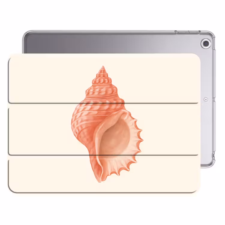 iPad hoes - Schelp - Roze - Structuur — 1