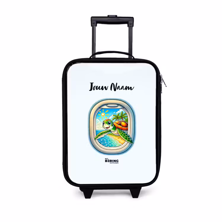 Kinderkoffers met naam - Tropic turtle — 1