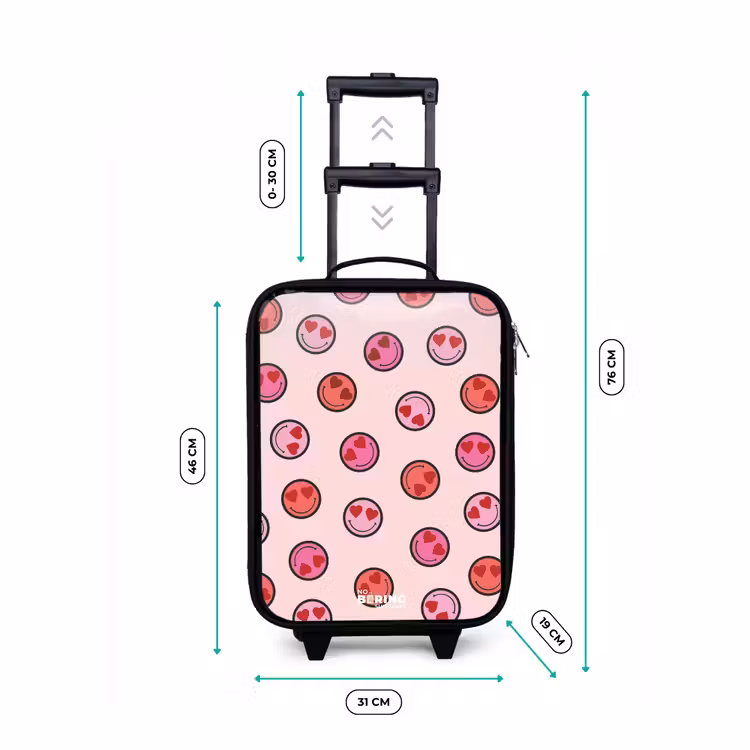 Kinderkoffer - Hartje - Smiley - Patroon — 7