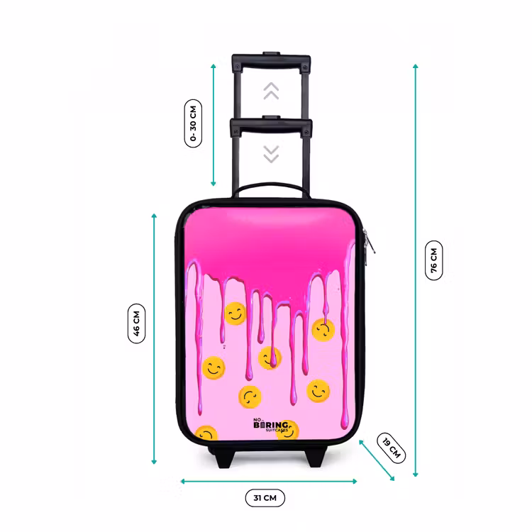 Kinderkoffer - Verf - Smiley - Roze — 7