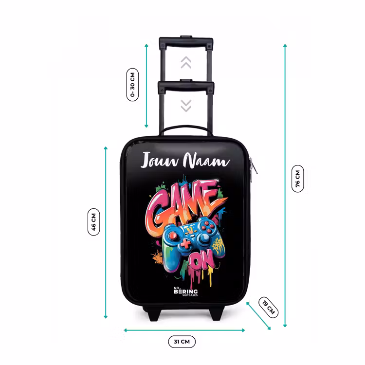 Kinderkoffers met naam - Controller - Game - Graffiti - Tekst — 7