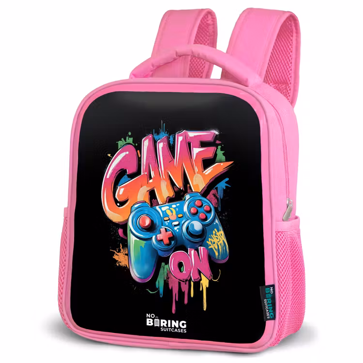 Kinderrugzak - Roze - Game - Controller - Graffiti - Neon — 4