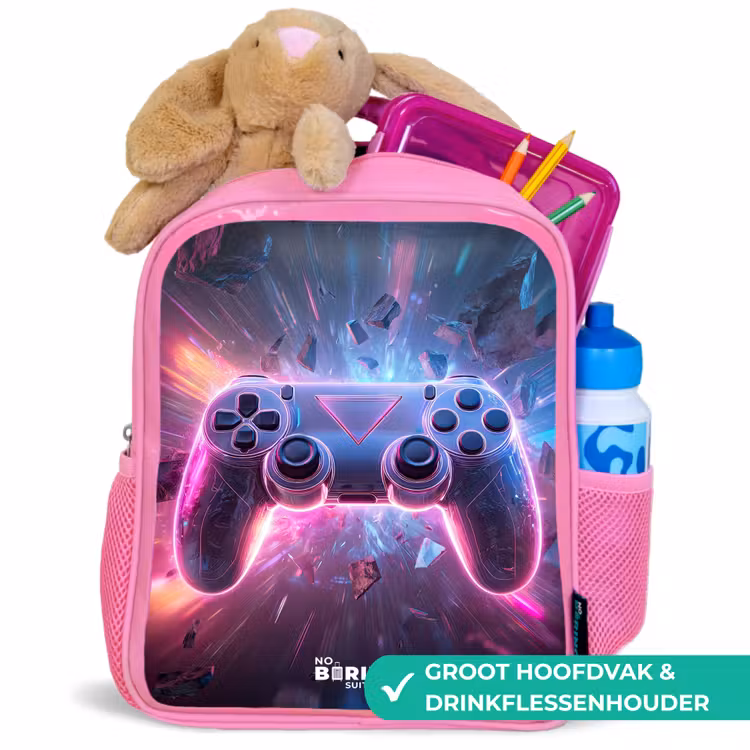 Kinderrugzak - Roze - Game - Controller - Neon β 2