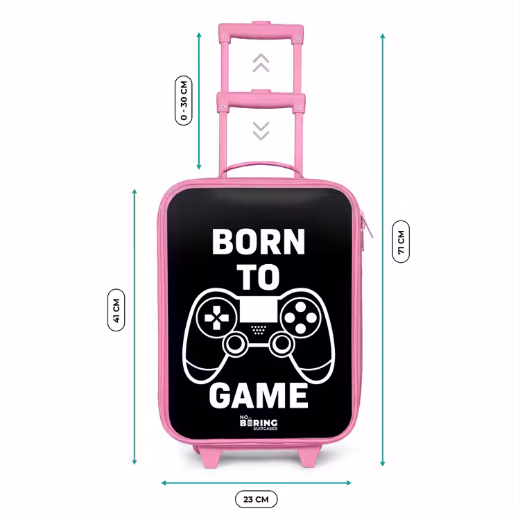 Kinderkoffer - Roze - Born to game met controller — 5