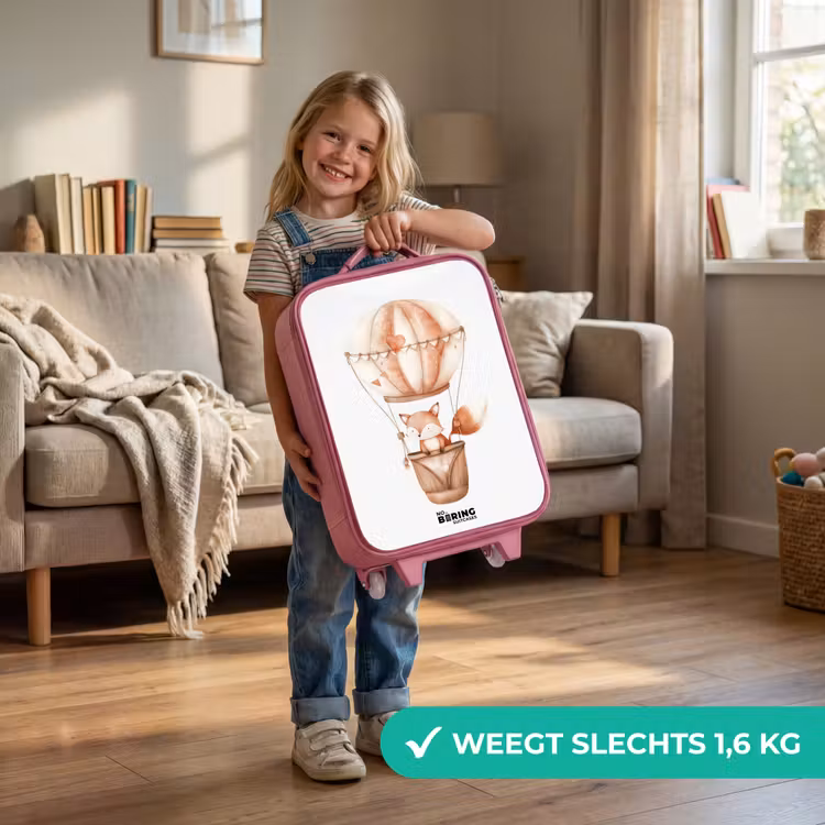 Kinderkoffer - Roze - Vinnie vosvaart — 2