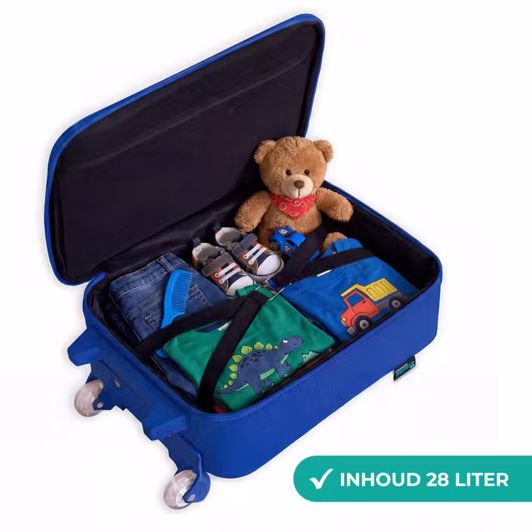 Kinderkoffer met naam - Blauw - Binky Big — 5