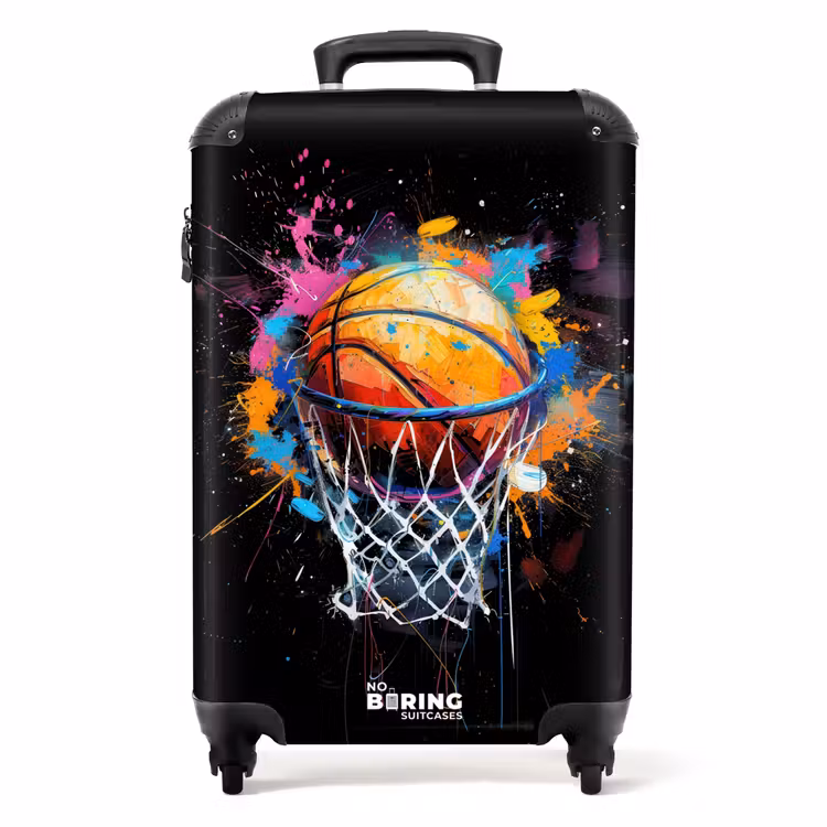 Koffer - Basketbal met graffiti — 1