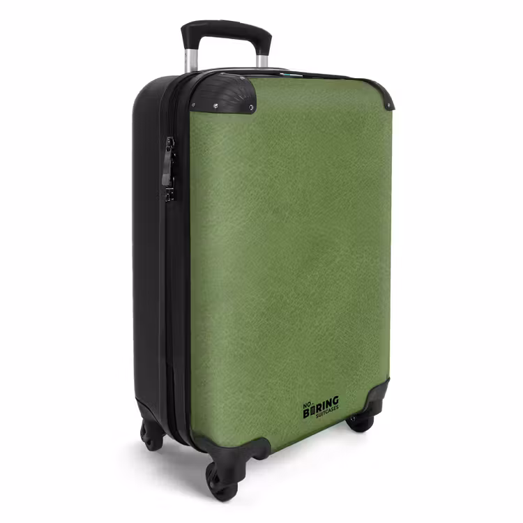 Koffer - Lederen look mint groen — 4