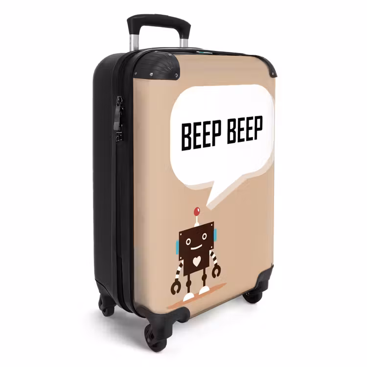 Koffer - Talking robot beige — 4