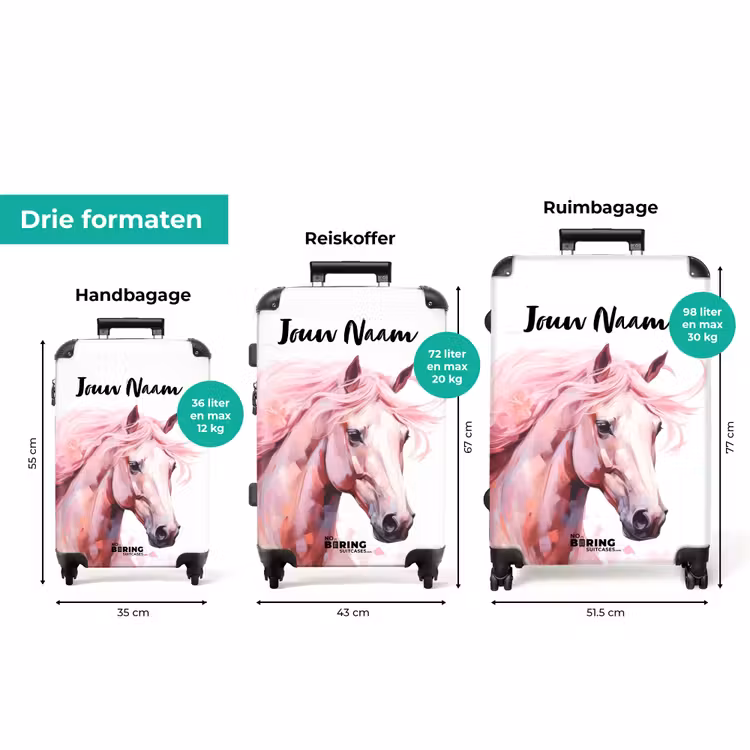 Koffer met naam - Pastel Prins — 8