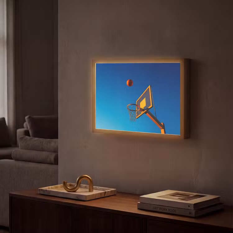 Lightbox - Wandlamp - Basketbal -  Lucht - Ring — 2