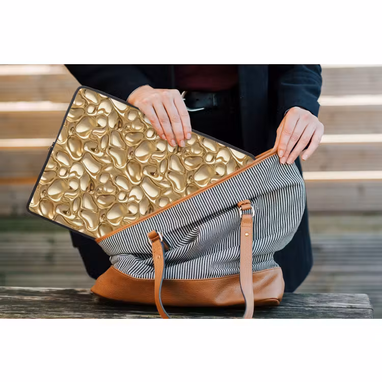 Laptophoes - Abstract - Modern - Goud — 4