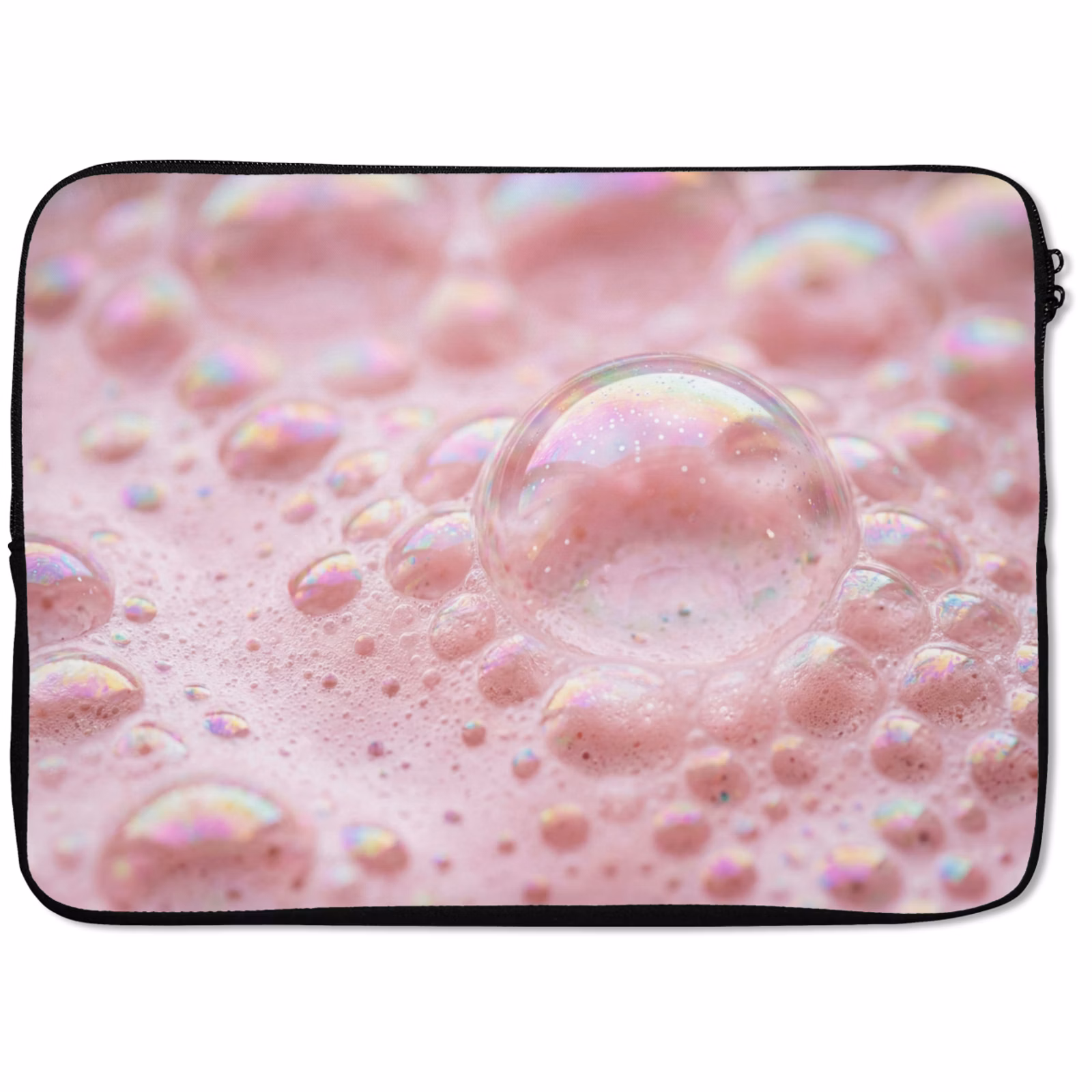 Laptophoes - Schuim - Structuur - Roze — 1