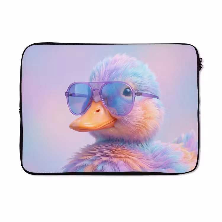 Laptophoes - Eend - bril - Pastel — 5