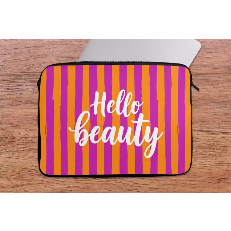 Laptophoes - Modern - Hello - Oranje — 2