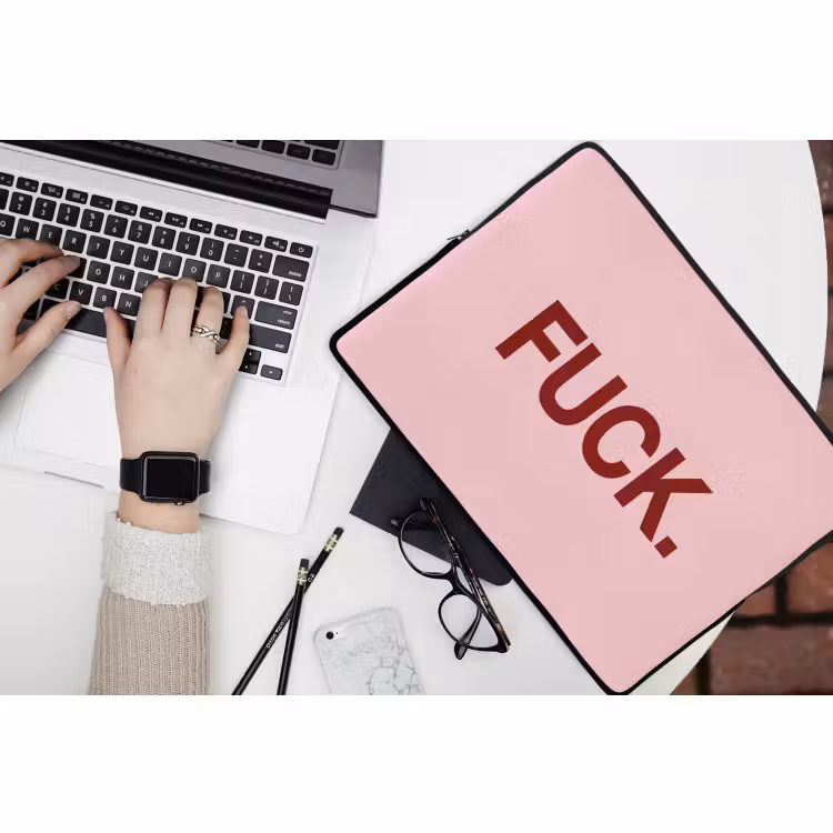 Laptophoes - Statement - Krachtig - Roze — 3