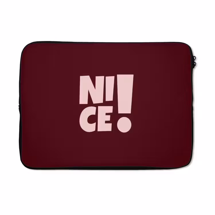 Laptophoes - Nice - Uitroepteken - Rood — 5