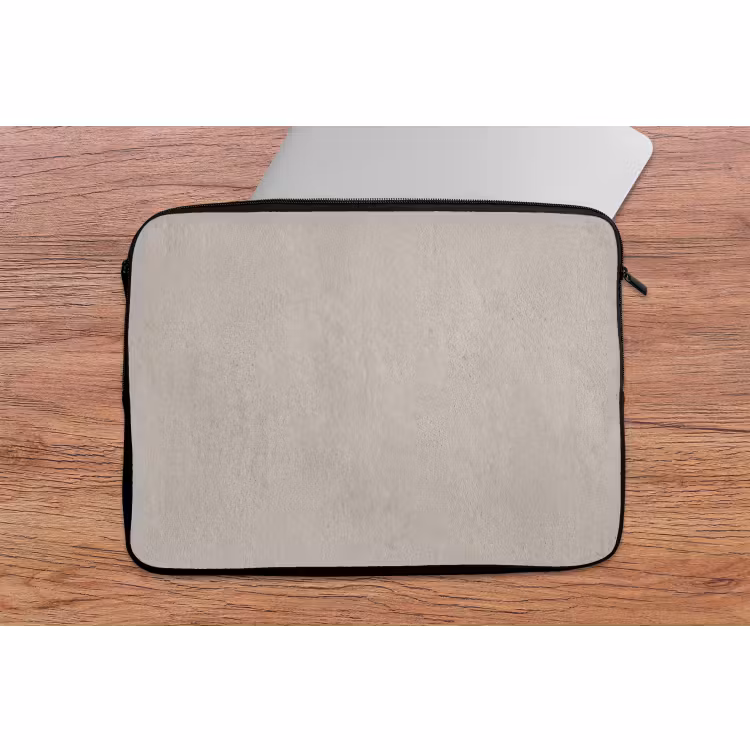 Laptophoes - Textuur - Effen - Abstract - Beige — 2